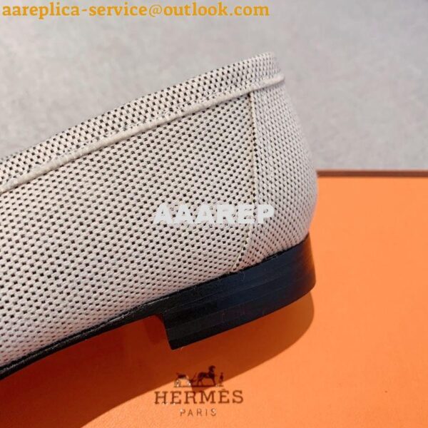 Replica Hermes Paris Loafer in H canvas with Tone-on-tone Signature "H 11