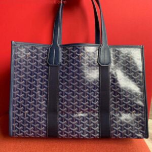 Replica Goyard VILLETMMLTY08CL08X Villette Tote Bag MM Blue 2