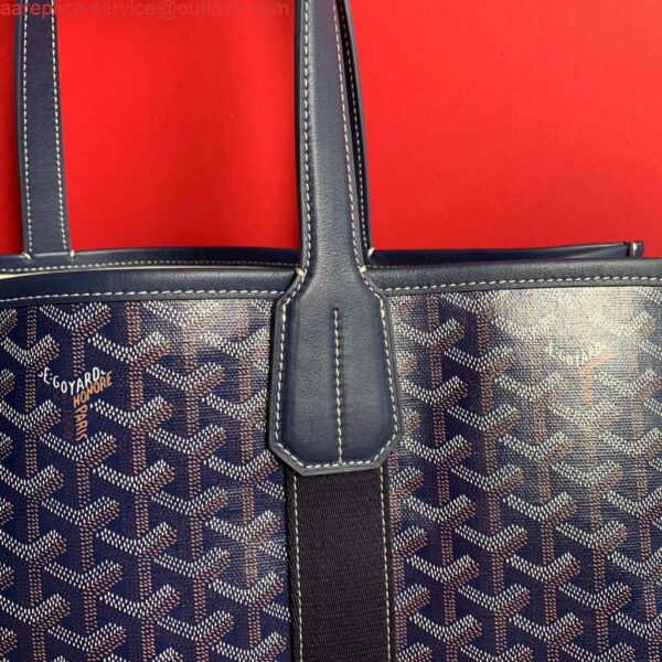 Replica Goyard VILLETMMLTY08CL08X Villette Tote Bag MM Blue 6