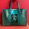 Replica Goyard VILLETMMLTY08CL08X Villette Tote Bag MM Blue