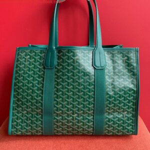 Replica Goyard VILLETMMLTY08CL08X Villette Tote Bag MM Green 2