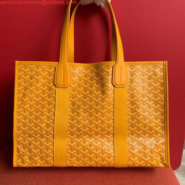 Replica Goyard VILLETMMLTY08CL08X Villette Tote Bag MM Yellow 4