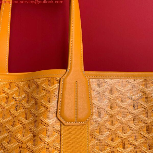 Replica Goyard VILLETMMLTY08CL08X Villette Tote Bag MM Yellow 7