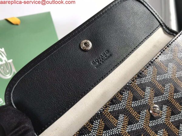 Replica Goyard GMLCG09TY09P Anjou GM Bag Black with Brown 7