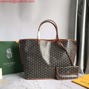 Replica Goyard GMLCG09TY09P Anjou GM Bag Brown with black