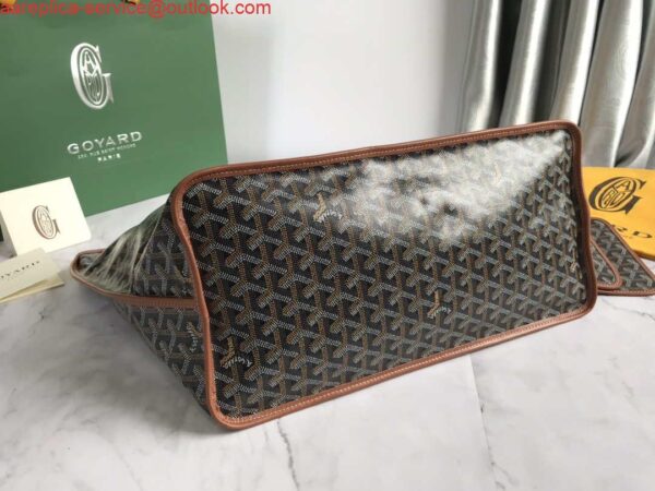 Replica Goyard GMLCG09TY09P Anjou GM Bag Brown with black 7