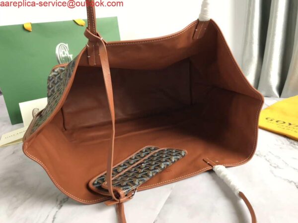 Replica Goyard GMLCG09TY09P Anjou GM Bag Brown with black 8