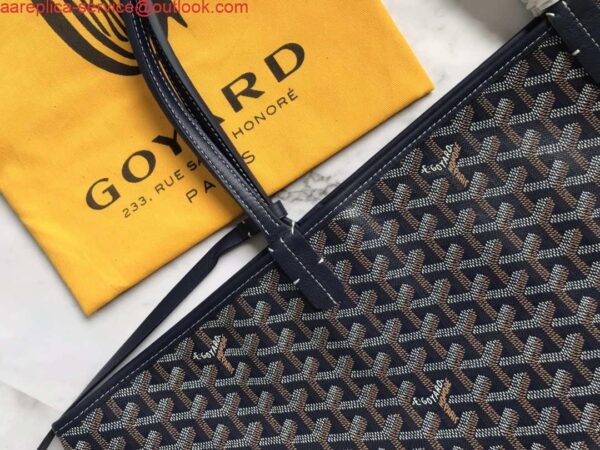 Replica Goyard GMLCG09TY09P Anjou GM Bag Navy Blue 7