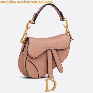 Replica Dior Saddle Micro Bag In Powder Goatskin