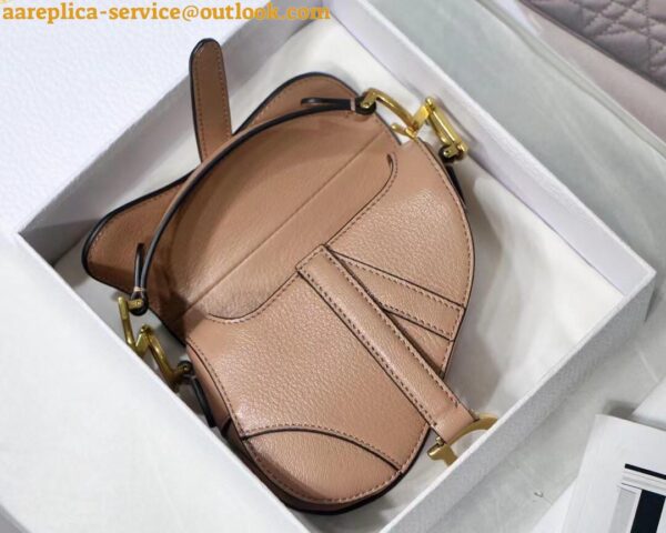 Replica Dior Saddle Micro Bag In Powder Goatskin 8