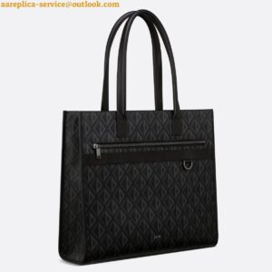 Replica Dior Safari Tote Bag in Black CD Diamond Canvas