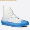 Replica Dior Men's B23 High-top Sneakers In Canvas with Newspaper Print