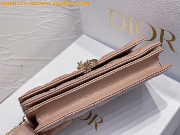 Replica Dior Miss Dior Mini Bag In Poudre Cannage Lambskin 5