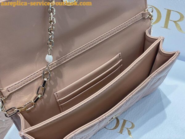 Replica Dior Miss Dior Mini Bag In Poudre Cannage Lambskin 12