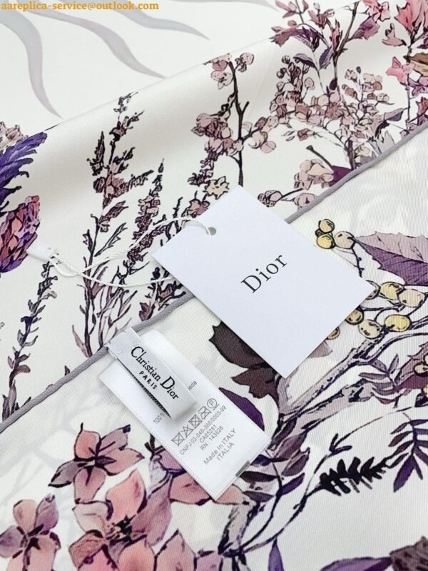 Replica Dior 4 Saisons Hiver Soleil 90 Square Scarf 9