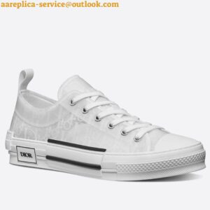 Replica Dior Men's B23 Low-top Sneakers In Multicolor Oblique Canvas 2