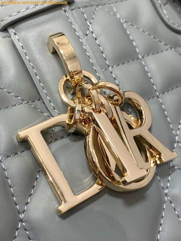 Replica Dior Toujours Medium Bag in Beige Macrocannage Calfskin 17