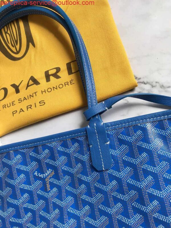 Replica Goyard GMLTY01CL03P Saint Louis GM Bag Blue 7