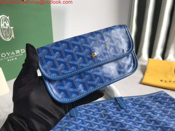 Replica Goyard GMLTY01CL03P Saint Louis GM Bag Blue 10