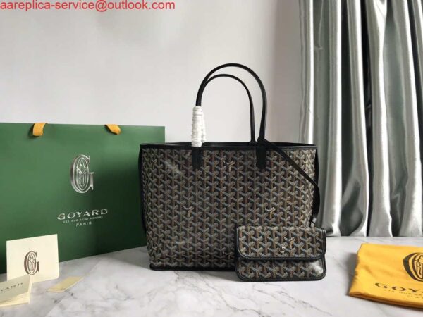 Replica Goyard GMLTY01CL03P Saint Louis GM Bag Brown with Blacck 3