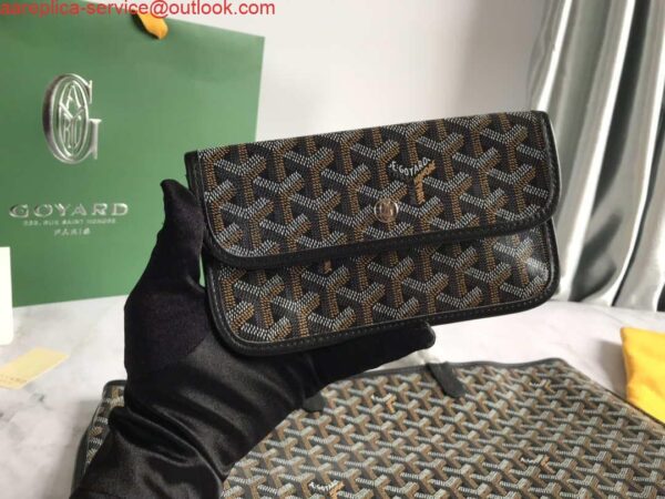 Replica Goyard GMLTY01CL03P Saint Louis GM Bag Brown with Blacck 9