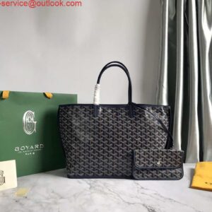 Replica Goyard GMLTY01CL03P Saint Louis GM Bag Brown with Navy Blue