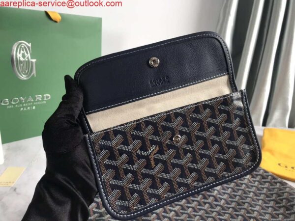 Replica Goyard GMLTY01CL03P Saint Louis GM Bag Brown with Navy Blue 8