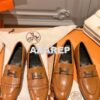 Replica Hermes Royal Loafer in Suede Goatskin H192203Z Blue 2