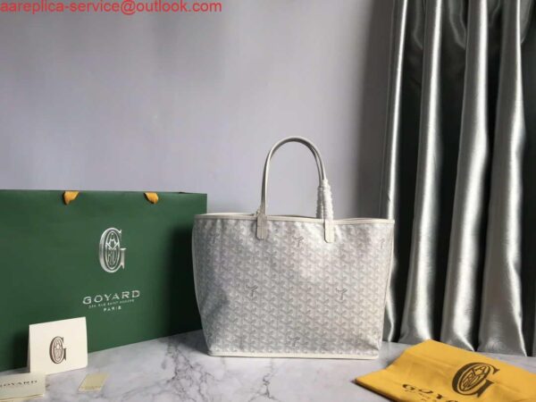 Replica Goyard GMLTY01CL03P Saint Louis GM Bag White 2