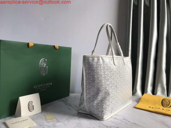 Replica Goyard GMLTY01CL03P Saint Louis GM Bag White 3