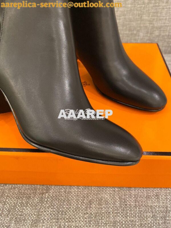 Replica Hermes Saint Germain Ankle Boot H202257 Black 8