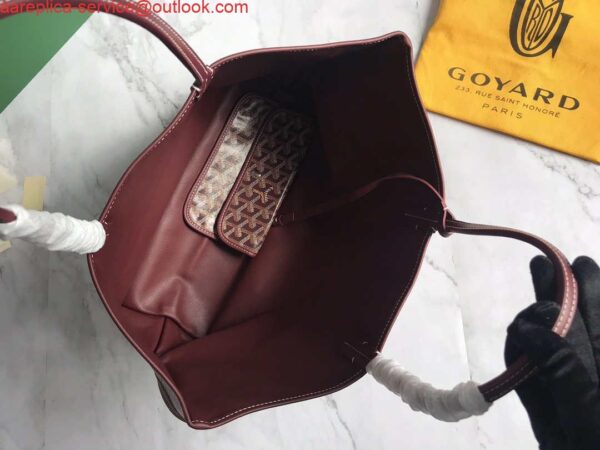 Replica Goyard GMLTY01CL03P Saint Louis GM Bag Wine Red 11