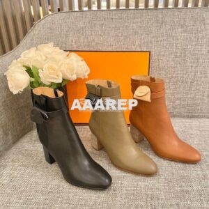 Replica Hermes Saint Germain Ankle Boot H202257 Taupe