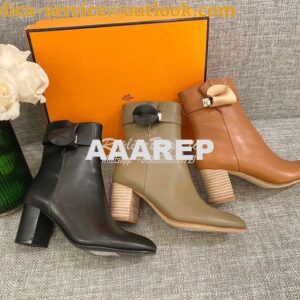 Replica Hermes Saint Germain Ankle Boot H202257 Taupe 2