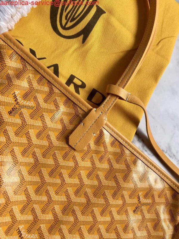 Replica Goyard GMLTY01CL03P Saint Louis GM Bag Yellow 7