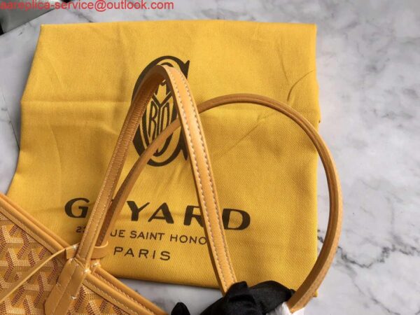 Replica Goyard GMLTY01CL03P Saint Louis GM Bag Yellow 9