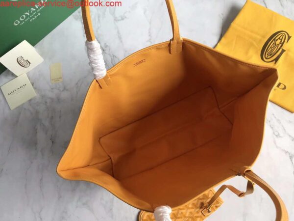 Replica Goyard GMLTY01CL03P Saint Louis GM Bag Yellow 11