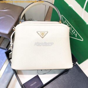 Replica Prada Matinee Mini Bag 1BA282 White