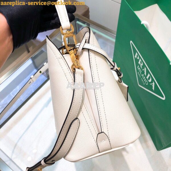 Replica Prada Matinee Mini Bag 1BA282 White 9