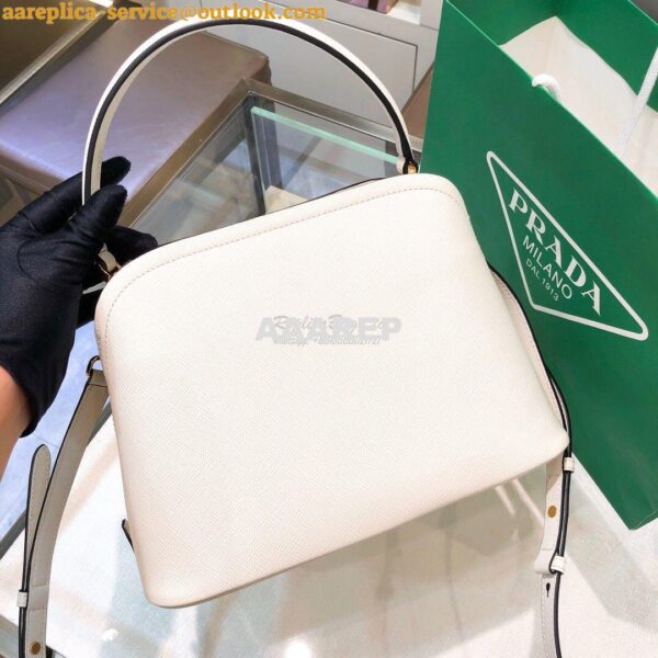 Replica Prada Matinee Mini Bag 1BA282 White 13