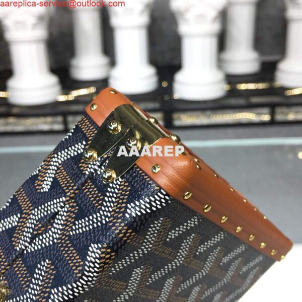 Replica Goyard MINA08PMLTY01CL01P Minaudière Trunk Bag Brown 8