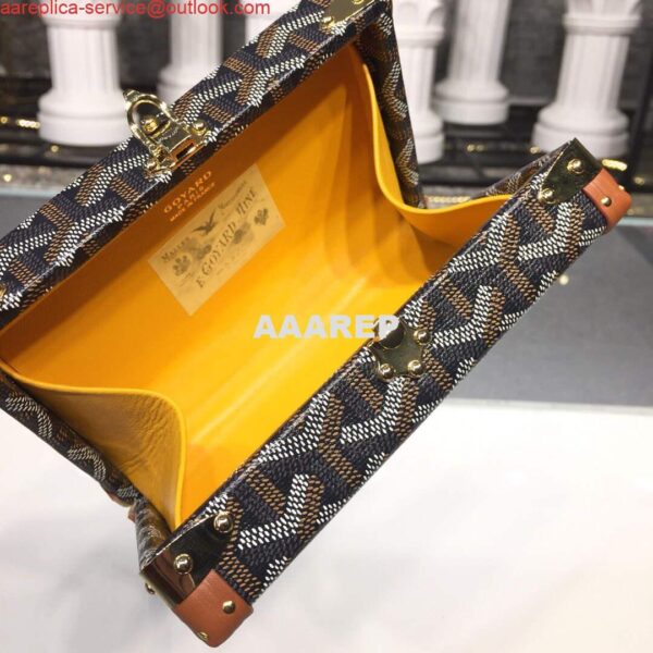 Replica Goyard MINA08PMLTY01CL01P Minaudière Trunk Bag Brown 10