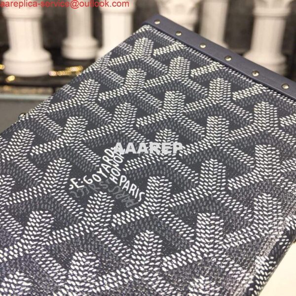 Replica Goyard MINA08PMLTY01CL01P Minaudière Trunk Bag Gray 6