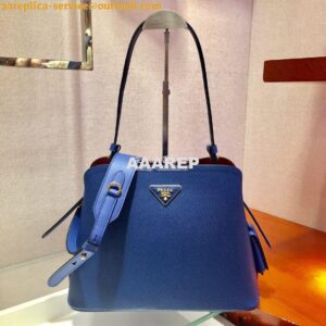 Replica Prada Matinée Small Handbag 1BA251 Blue