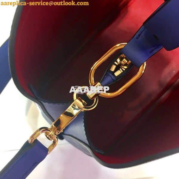 Replica Prada Matinée Small Handbag 1BA251 Blue 6