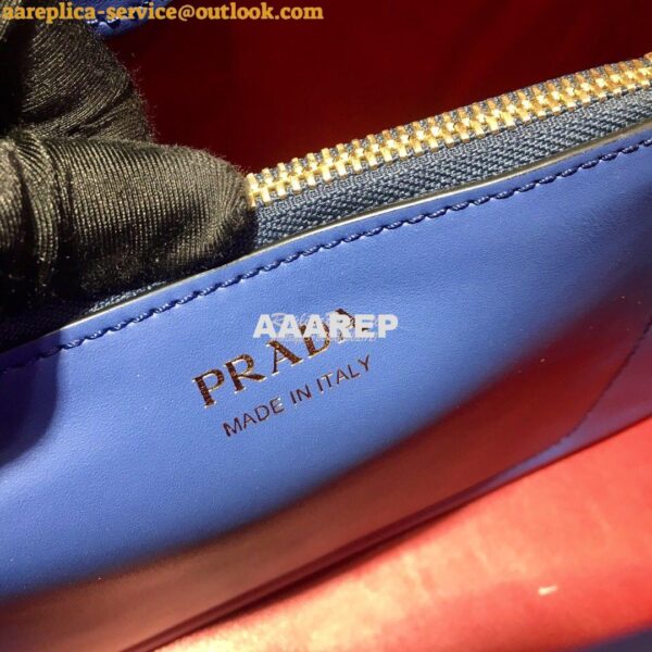 Replica Prada Matinée Small Handbag 1BA251 Blue 9