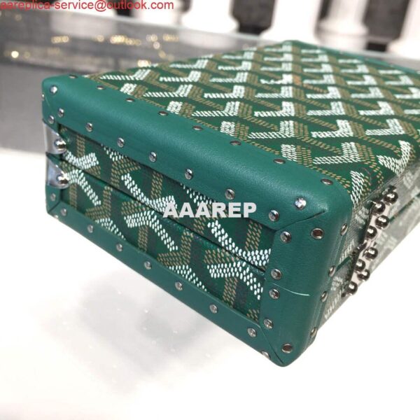 Replica Goyard MINA08PMLTY01CL01P Minaudière Trunk Bag Green 7