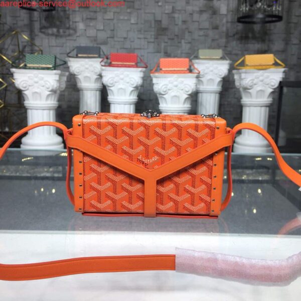 Replica Goyard MINA08PMLTY01CL01P Minaudière Trunk Bag Orange 3