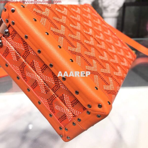 Replica Goyard MINA08PMLTY01CL01P Minaudière Trunk Bag Orange 8