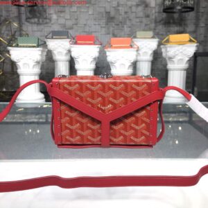 Replica Goyard MINA08PMLTY01CL01P Minaudière Trunk Bag Red